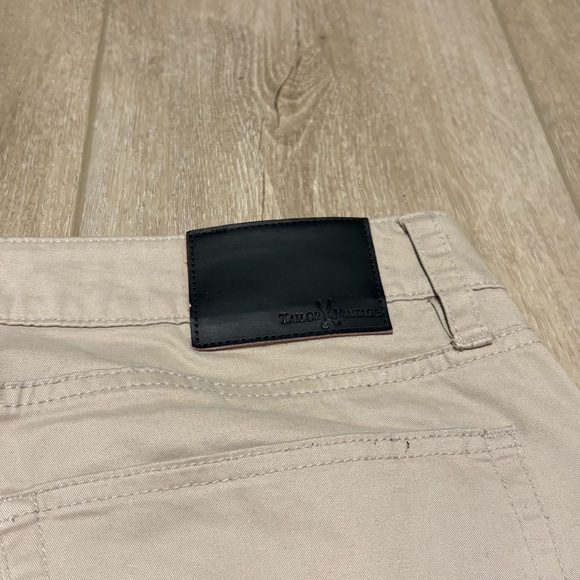 Tailor Vintage Stretch Twill 5 Pocket Summer Beige Pants, 36 x 32 - Picture 7 of 12